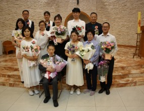 찬미에수님, 2026년 6월 20일 셰례식 사진2입니다.