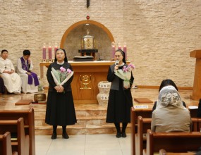 찬미예수님, 2026년 2월 22일 김M.율리아나,유M.베네란다 수녀님 환송식 사진입니다.