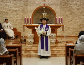 찬미예수님, 2026년 2월 22일 김두중 베드로 부주임신부님 환영식 사진입니다.