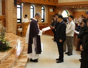 찬미예수님, 2026년 3월 15일 사목회 임명장 수여 사진1입니다.